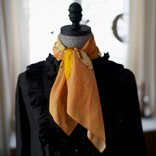 SILK COTTON SCARF | Burnished Bloom