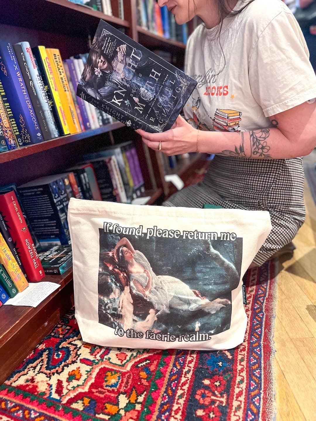 Return to the Faerie Realm Fine Art Bookish Tote Bag | Totes