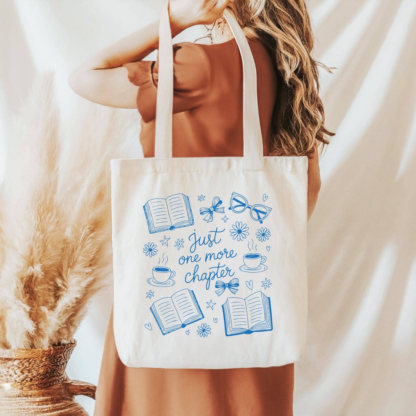 Just One More Chapter Tote Bag