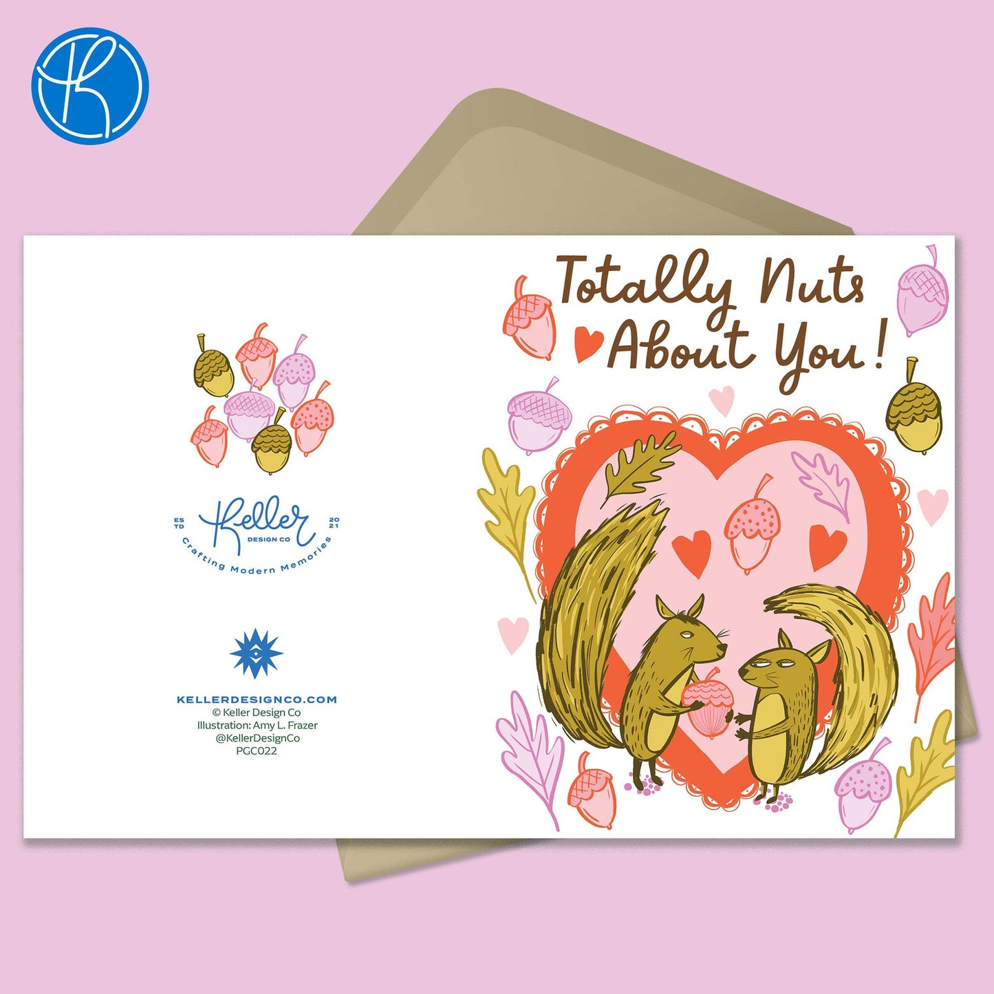 Totally Nuts for You A2 Greeting Card