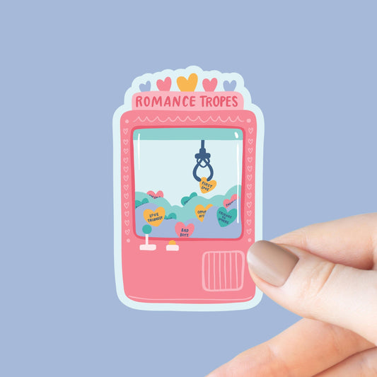 Romance Tropes Claw Machine Sticker