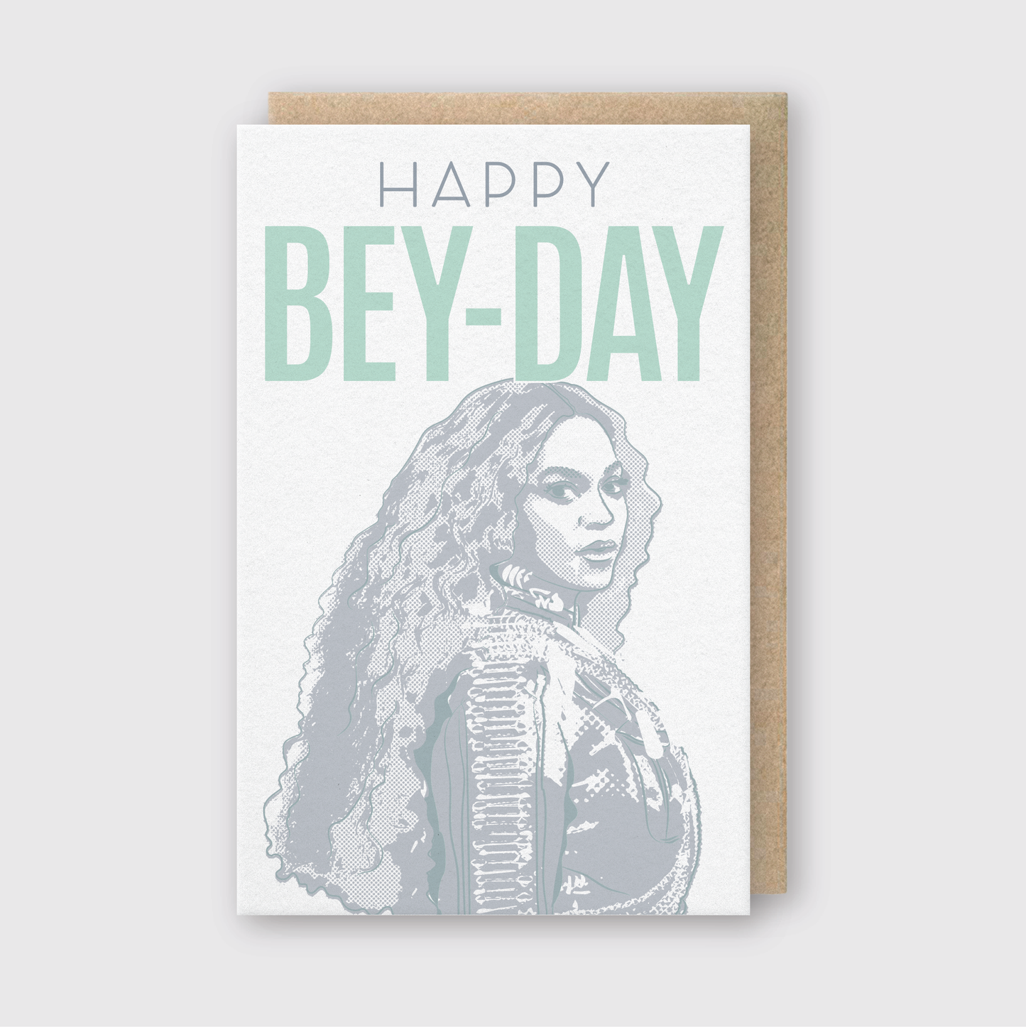 Letterpress Birthday Greeting Card – Happy Bey-Day