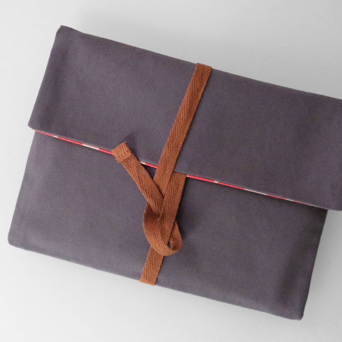 Kindle Holder Reversible | Ember Dot Cotton Canvas