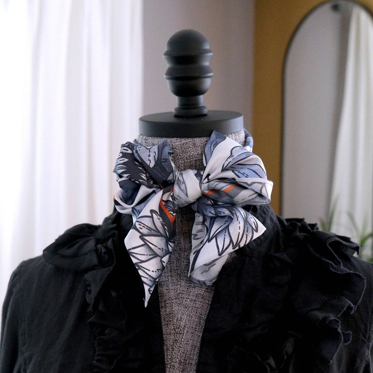 SILK COTTON SCARF | Swallow & Bloom