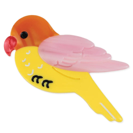 Pretty Parrot Acrylic Bird Hairclip