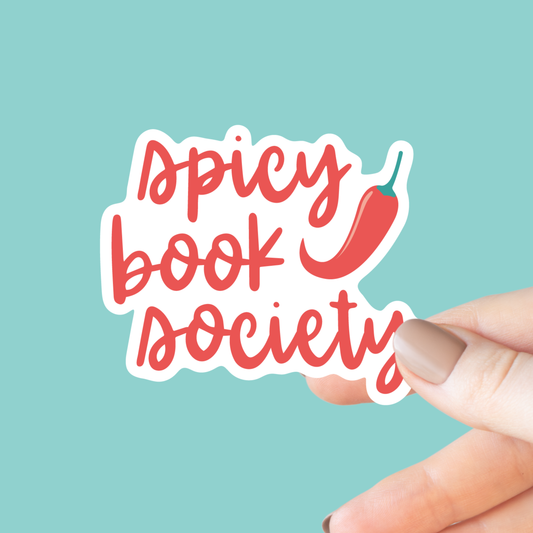 Spicy Book Society Sticker