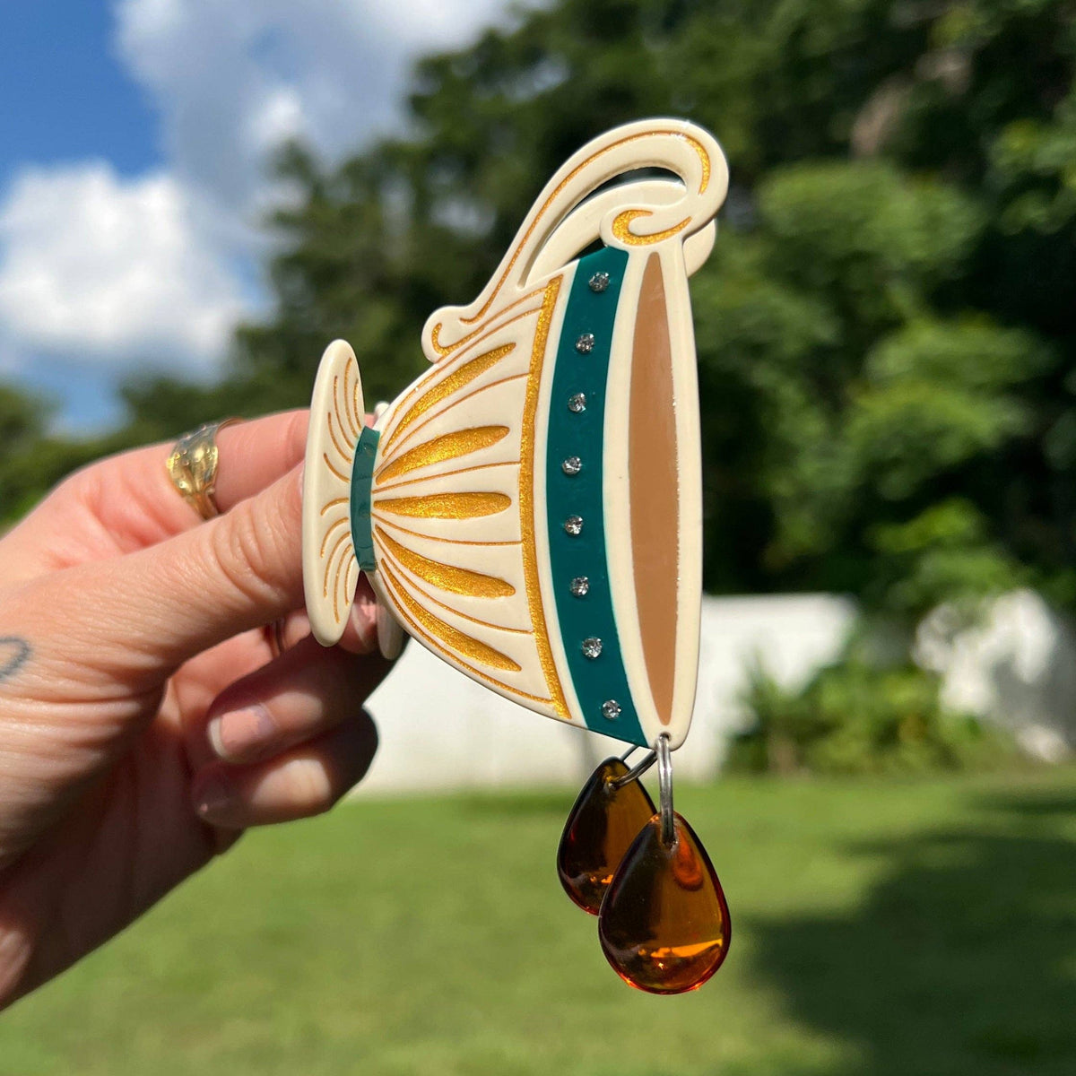 Royal-Tea Claw Clip