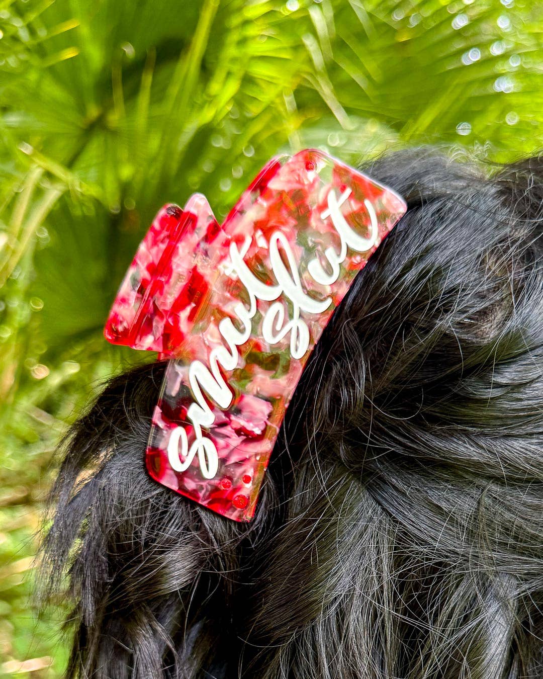 Smut Slut Clear Hair Claw Clip | Hair Accessories