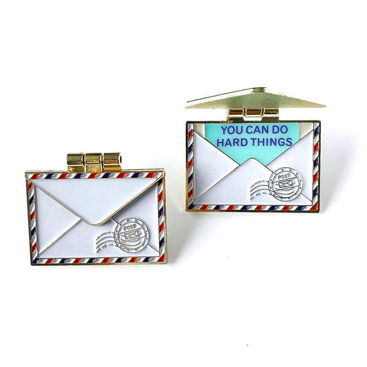 You Can Do Hard Things Enamel Pin