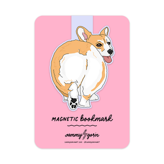 Corgi Butt Magnetic Bookmark