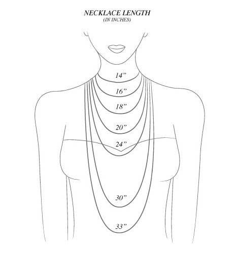 Stacked Raw Herkimer Diamond Necklace - 18 in