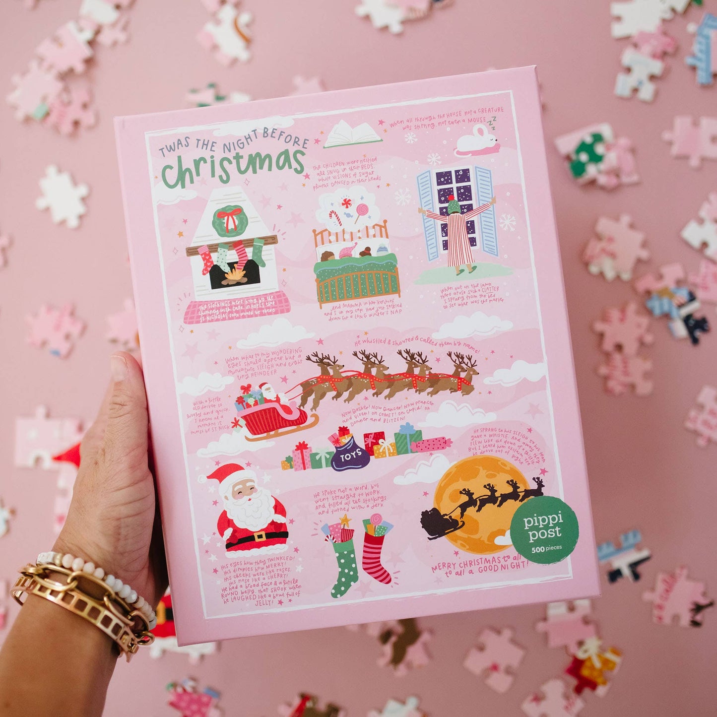 Twas The Night Before Christmas - 500 Piece Jigsaw Puzzle