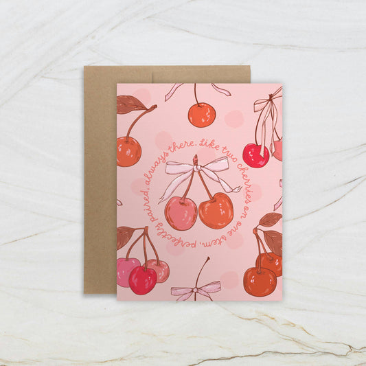 GREETING CARD | Cherry Perfectly Paired