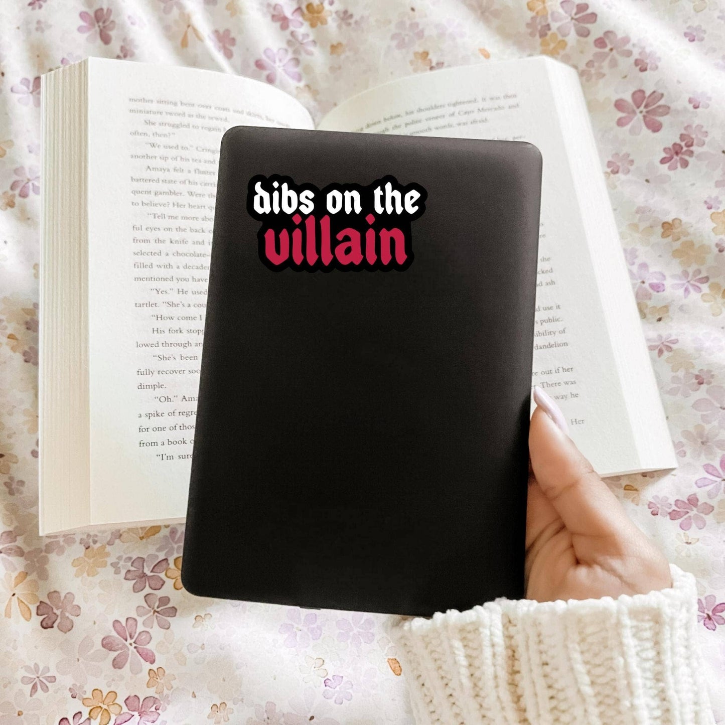 Dibs on the Villain Sticker