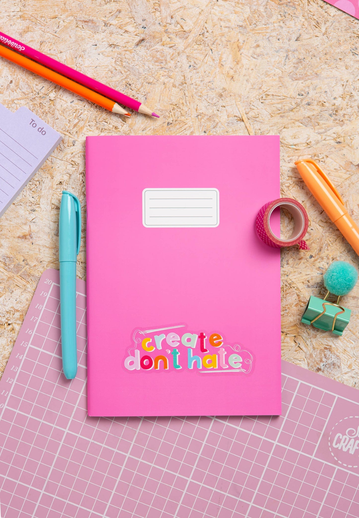 Create Don't Hate Sticker