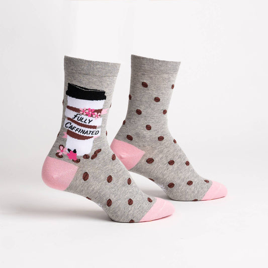 Fully Caffeinated Crew Socks