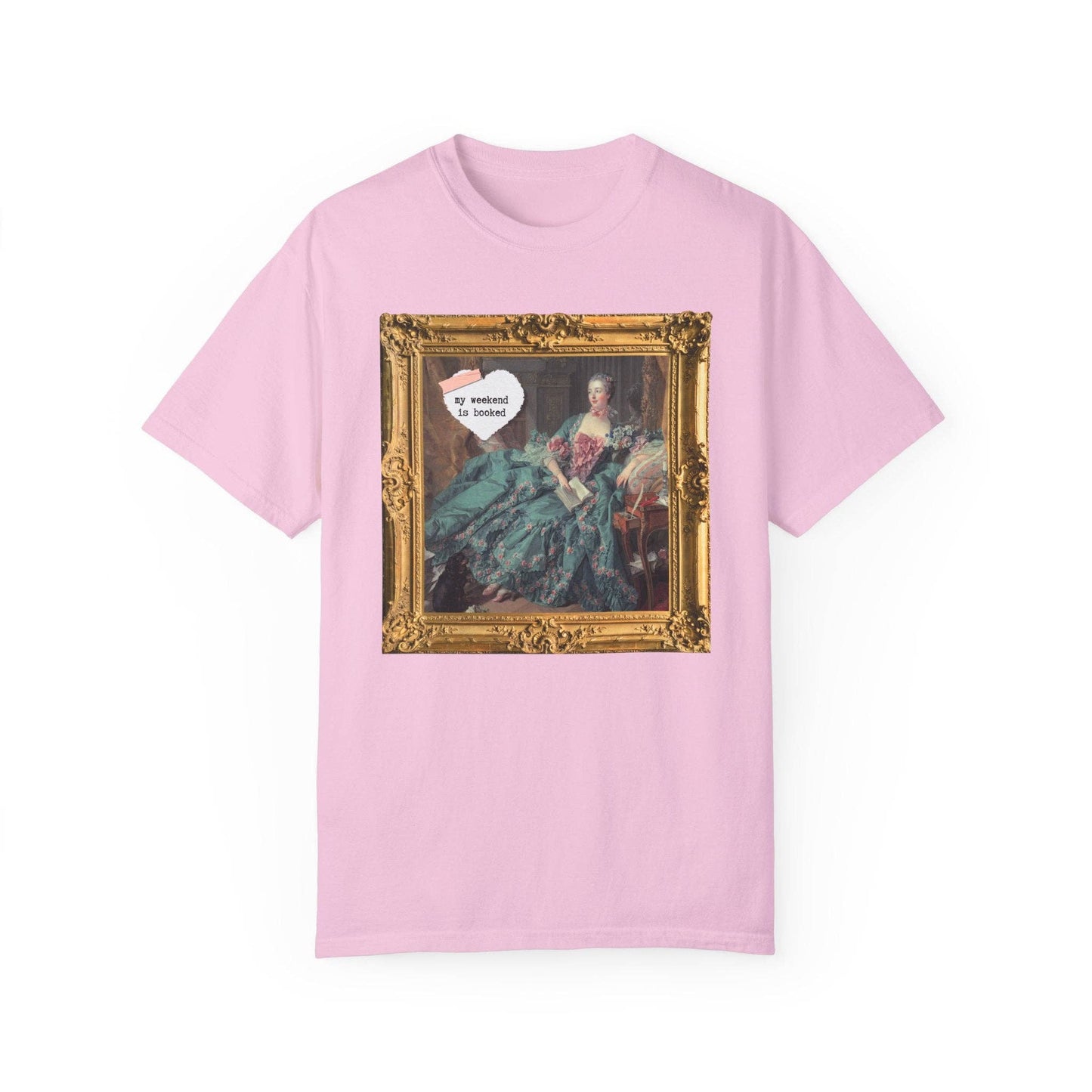 My Weekend is Booked Tee for Romance Reader, Art History
