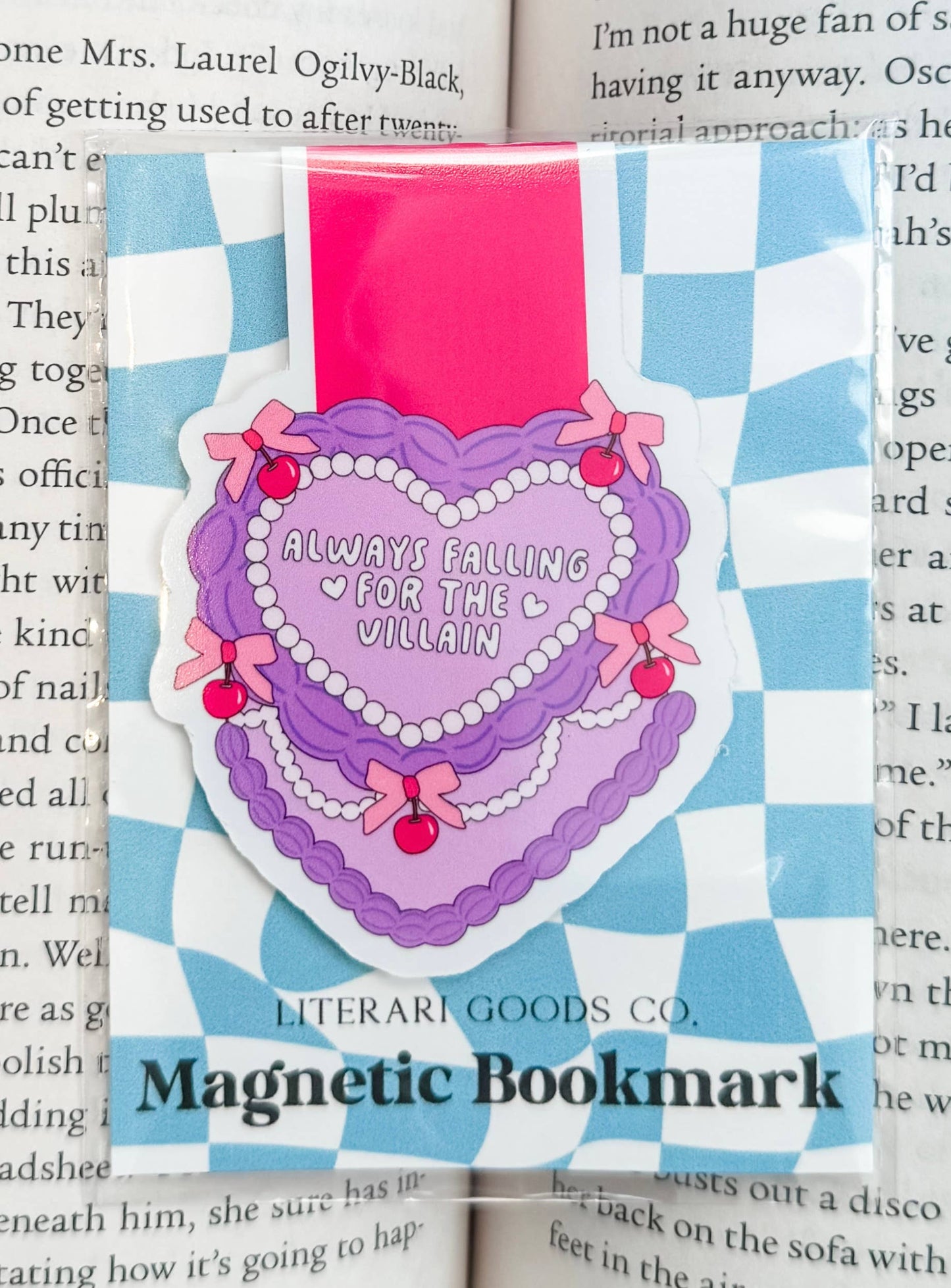 Magnetic Bookmark - Always Falling for the Villain - Bookish