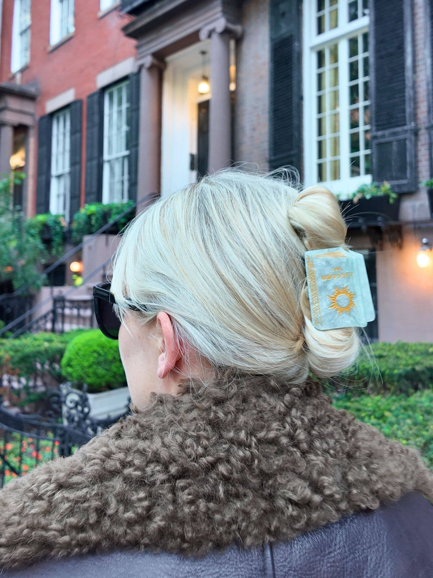 Hand-painted Mini The Odyssey Book Claw Hair Clip | Eco-Friendly