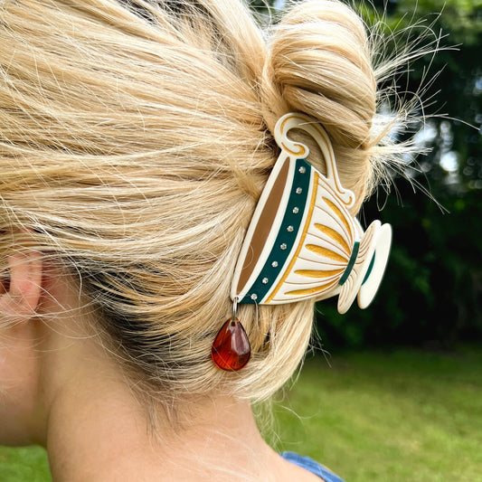 Royal Tea Claw Clip