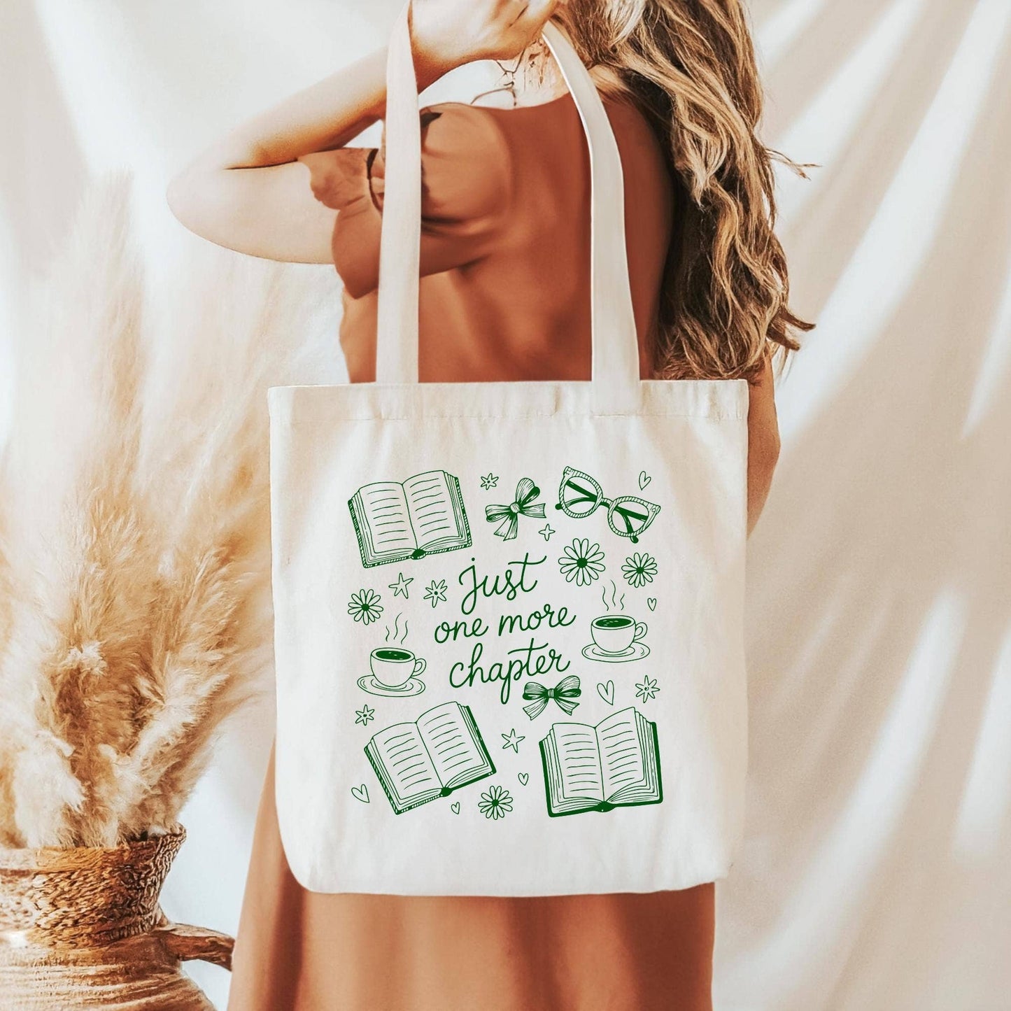 Just One More Chapter Tote Bag