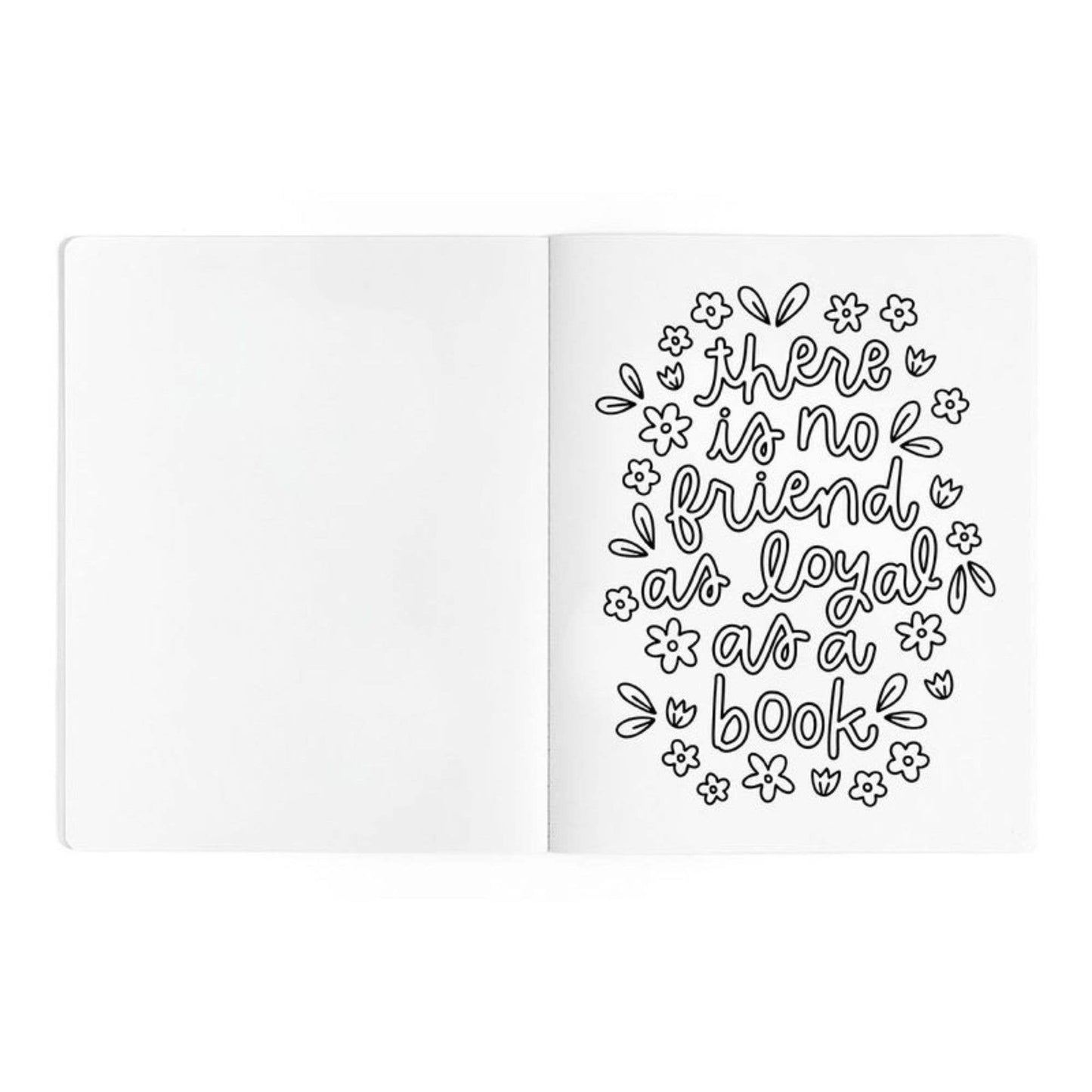 Cozy Book Nook Coloring Book