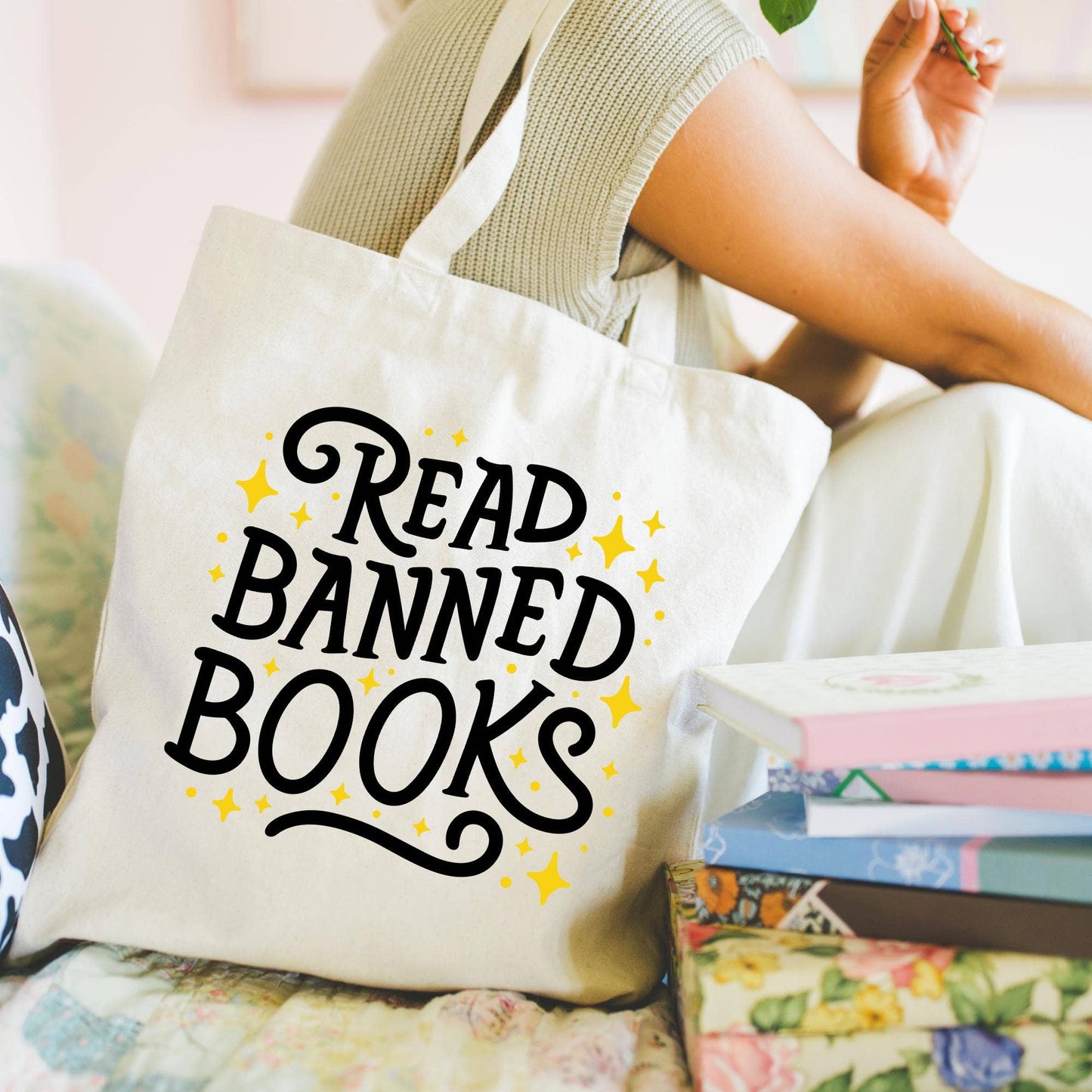 Read Banned Books Tote Bag