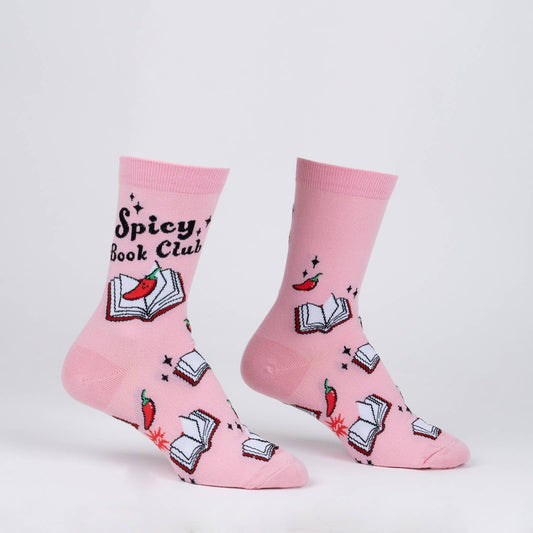 Spicy Book Club Crew Socks
