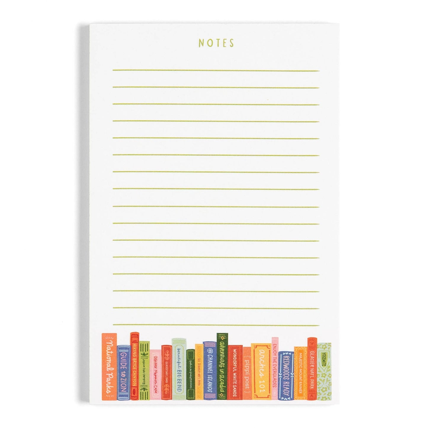 National Parks Books 4x6 Notepad