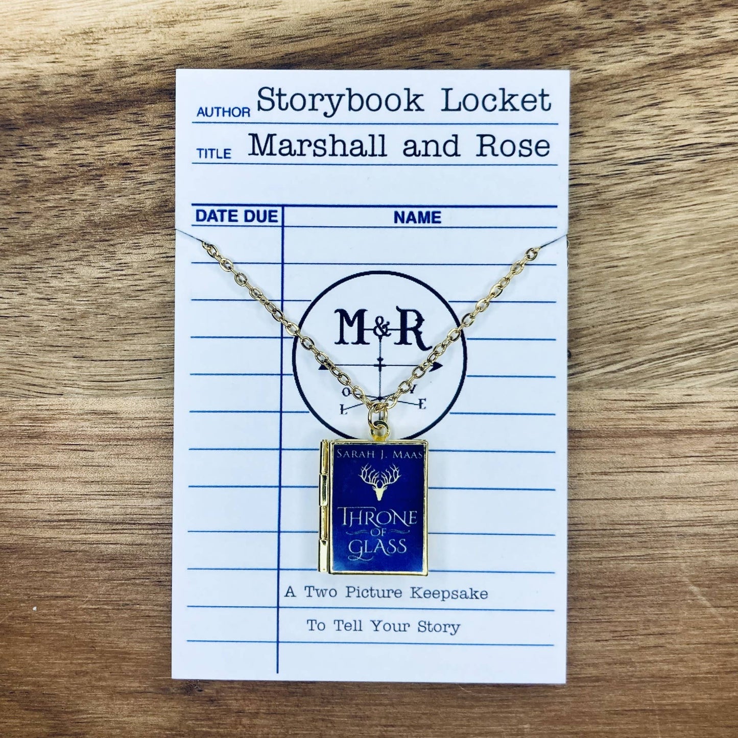 Book Locket Throne of Glass - Lord of the North