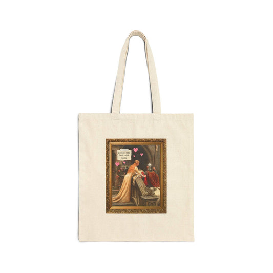 Please Come Back with Books tote