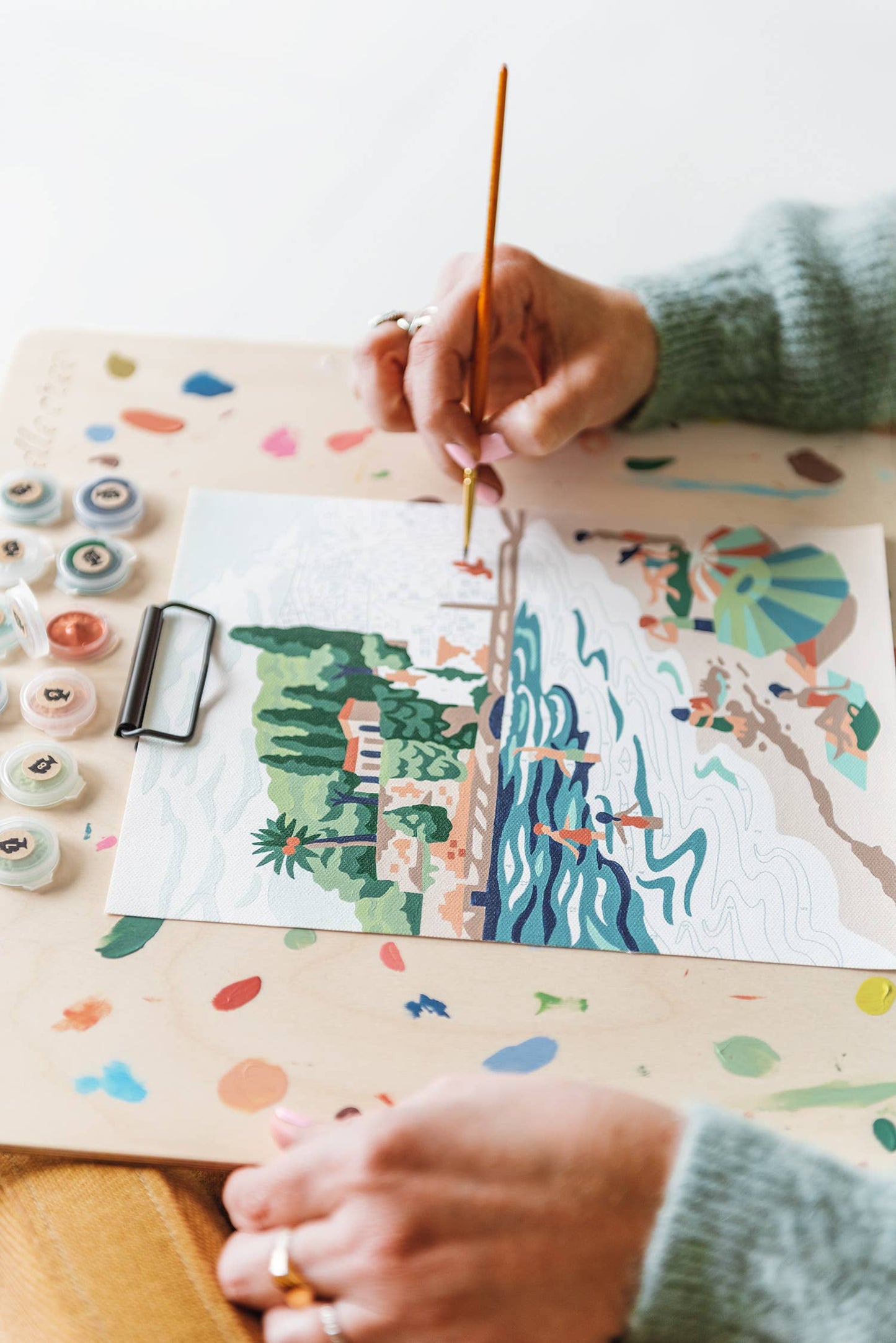 Riviera Romp Paint-by-Number Kit