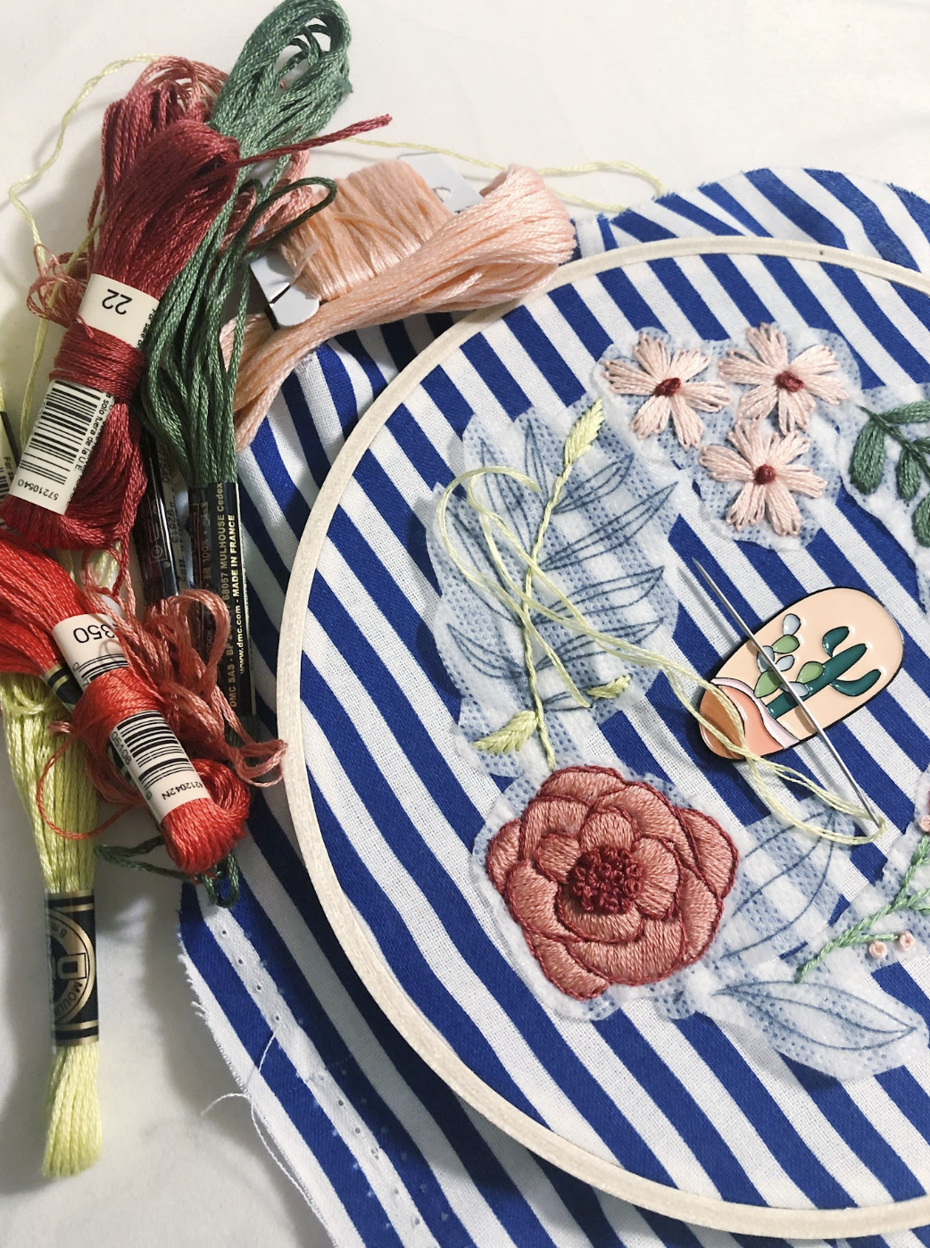 EMBROIDERY CLASS: Floral Embroidery Basics