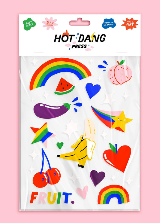 DIY - Iron On Art - Feeling Fruity (Hot Dang Press) Sheet Set