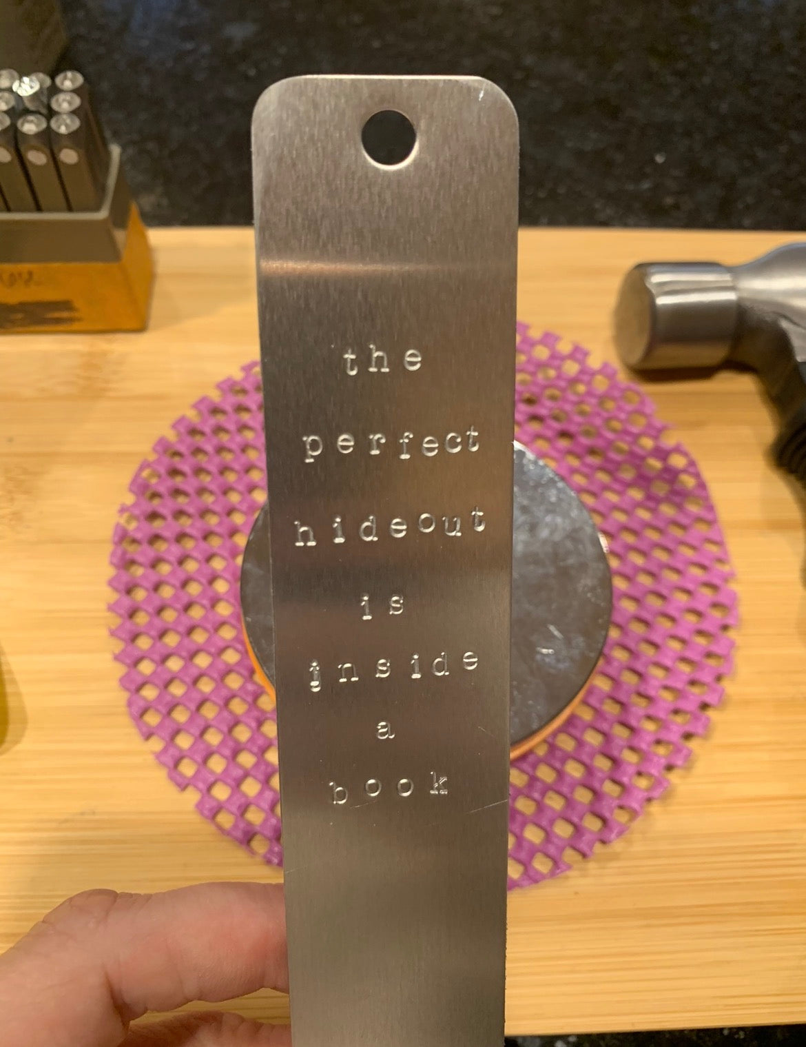 Metal Stamped Bookmarks