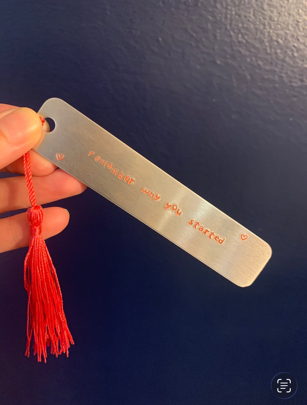 Metal Stamped Bookmarks