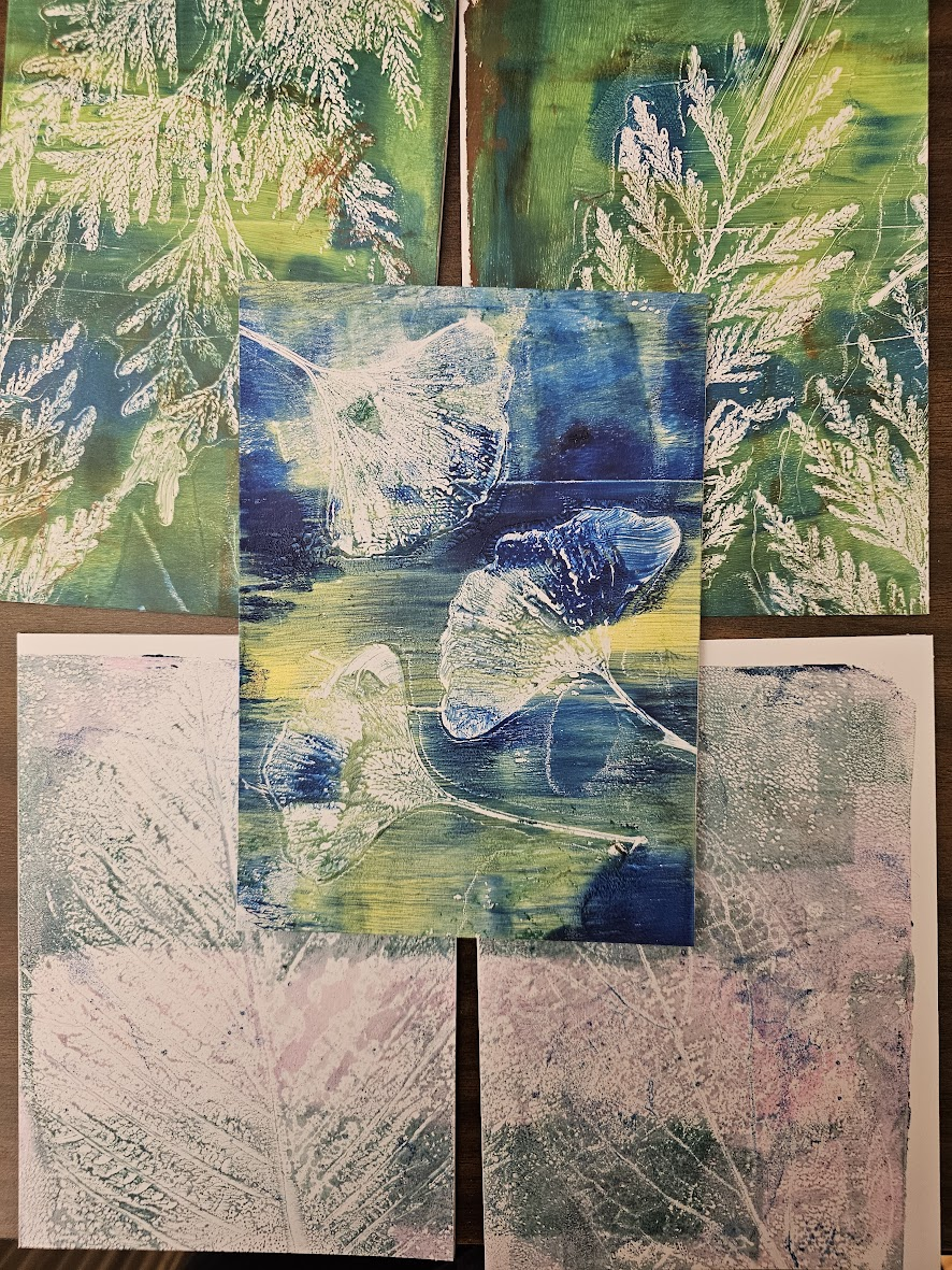 Art Class: Botanical Monoprinting on the Gelli Plate