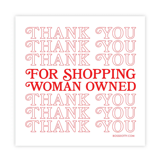 Sticker - Woman Owned