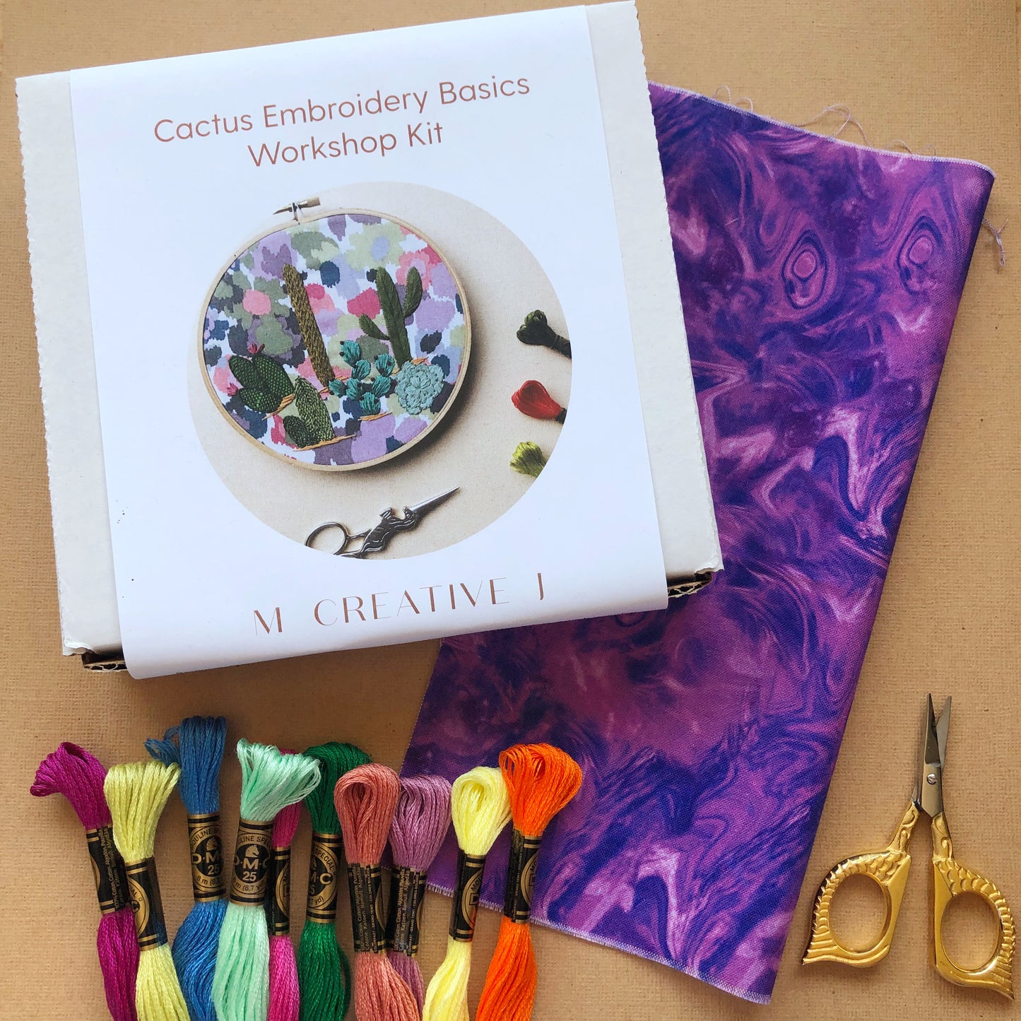 EMBROIDERY CLASS: Cactus Embroidery Basics