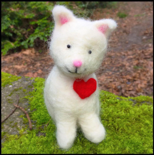 DIY - Needle Felting - Kitties (Wool Pets) Craft Kit
