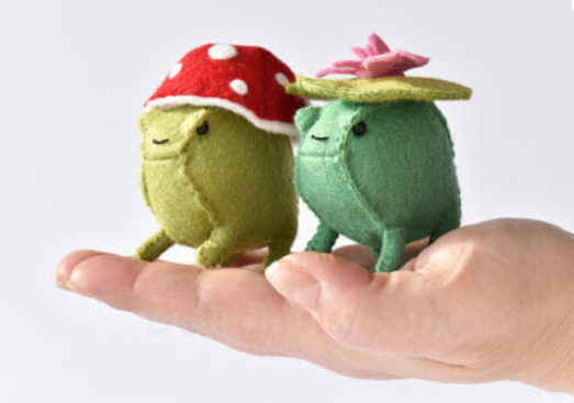 DIY - Frog: Mushroom and Lily Pad