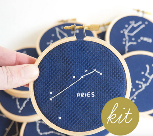 Cross Stitch Kit - Zodiac Sign Aries