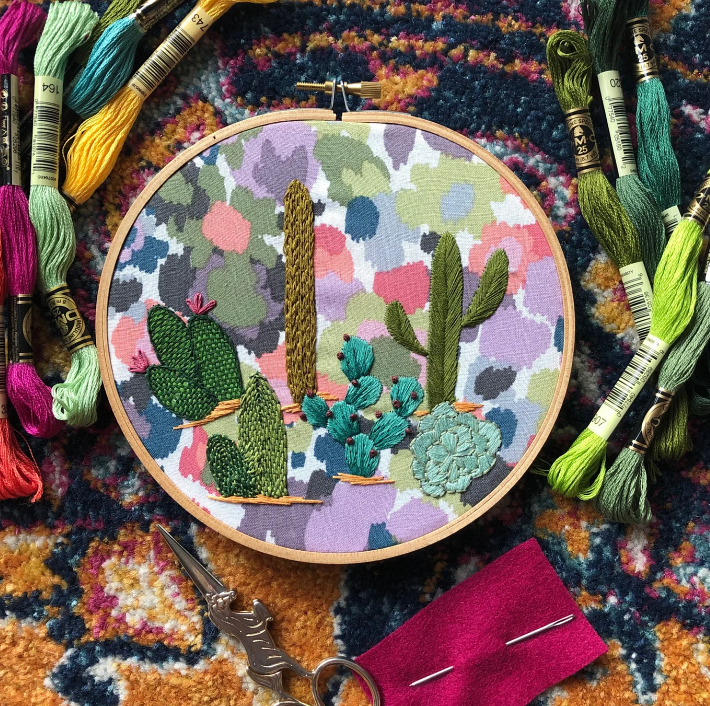 Craft Supply - Peel, Stick & Stitch: Simple Cacti