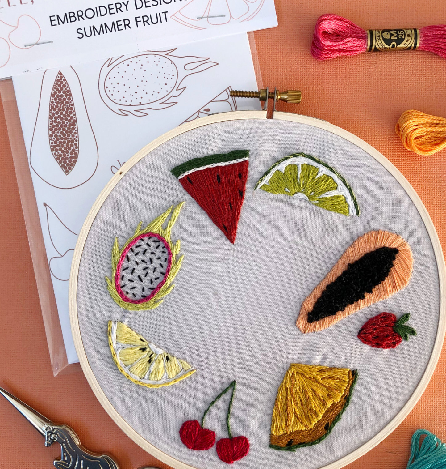 Craft Supply - Peel, Stick & Stitch: Summer Fruit