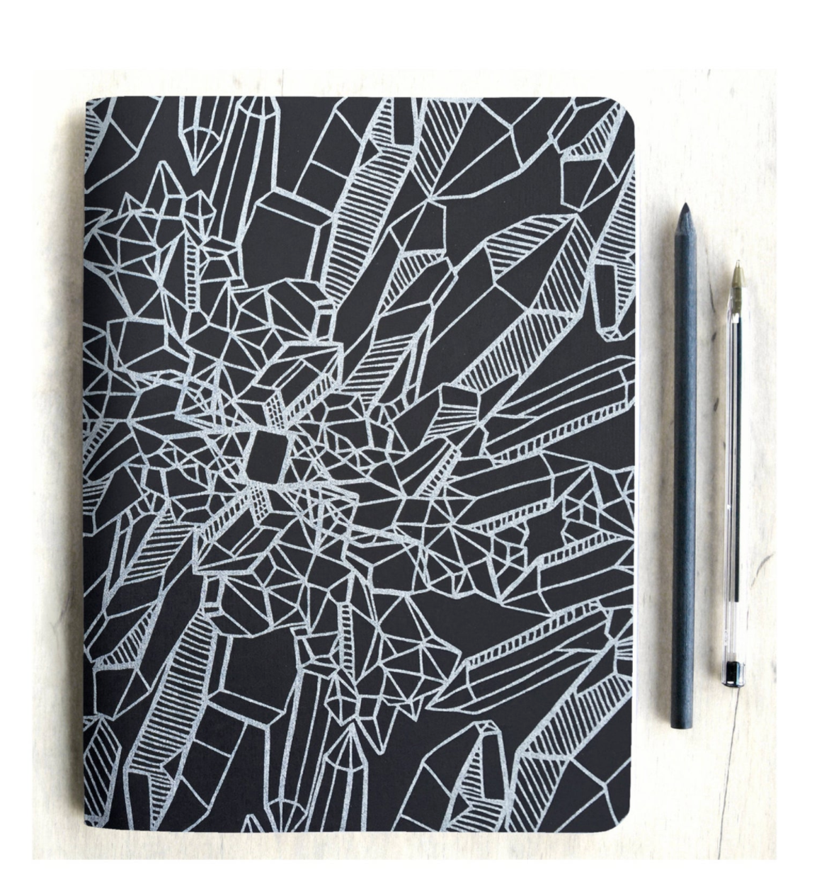 Large Journal - Silver Crystal (A Little Lark)