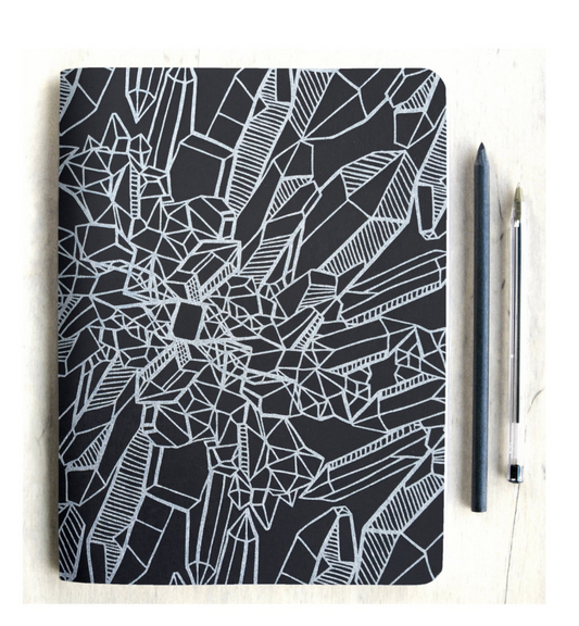 Large Journal - Silver Crystal (A Little Lark)