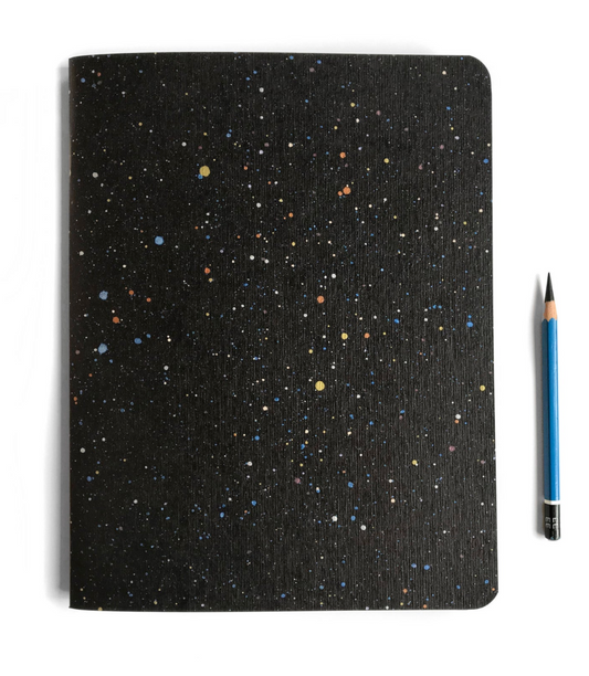 Large Journal - Space  (A Little Lark) Hand Painted