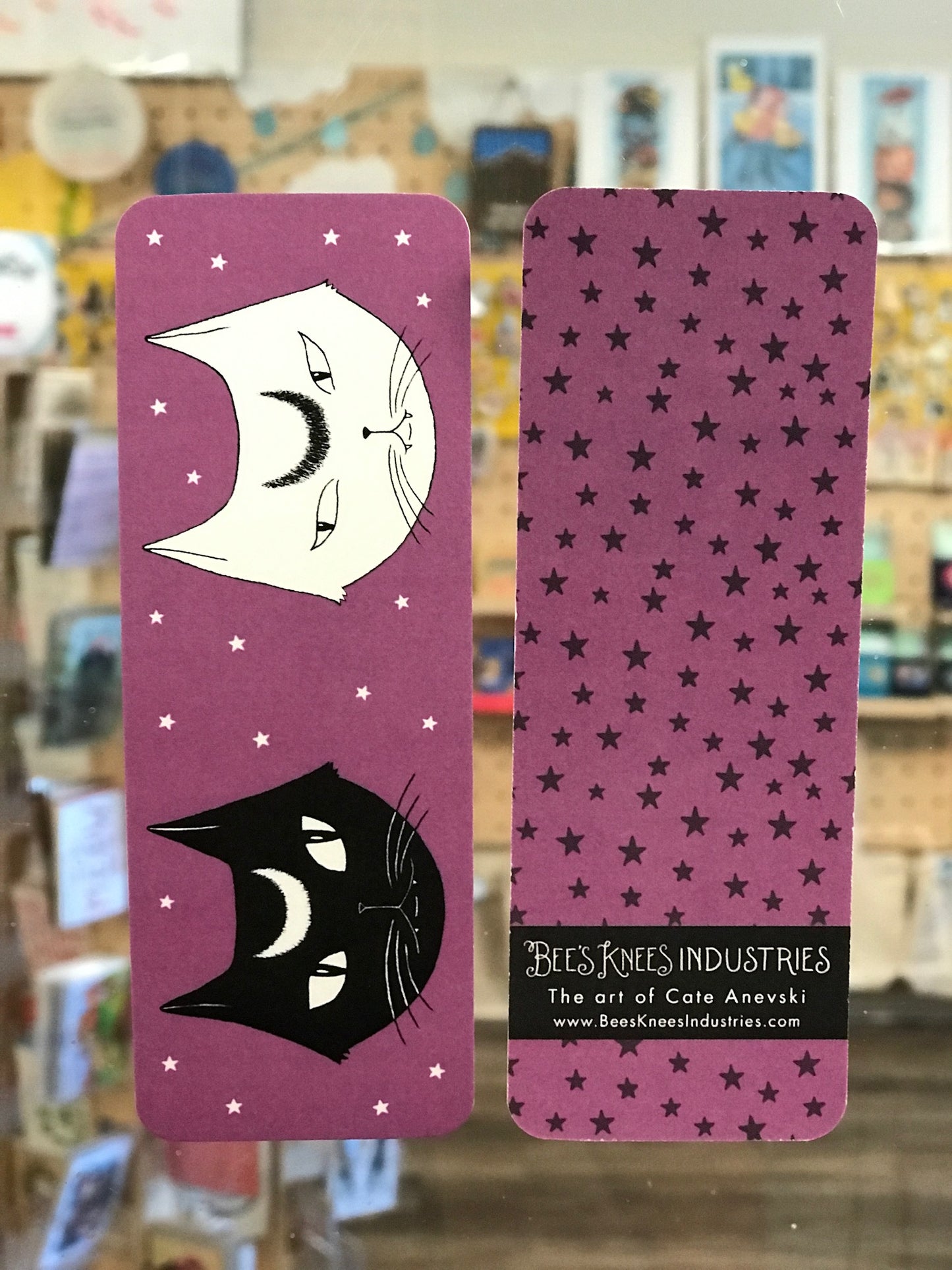 Bookmark - Lunar Cats