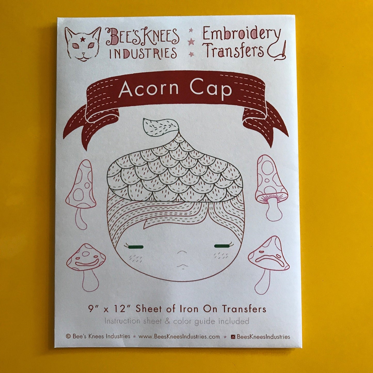 Craft Supply - Pattern - Acorn Cap
