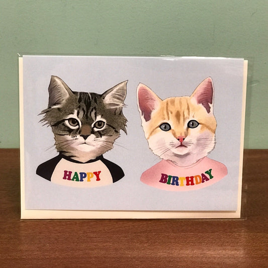 Card - Birthday Kittens